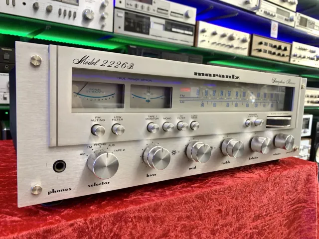 Marantz 2226B Stereo Receiver 58 Watts RMS Vintage 1977-80 Rare Work Good Look 2