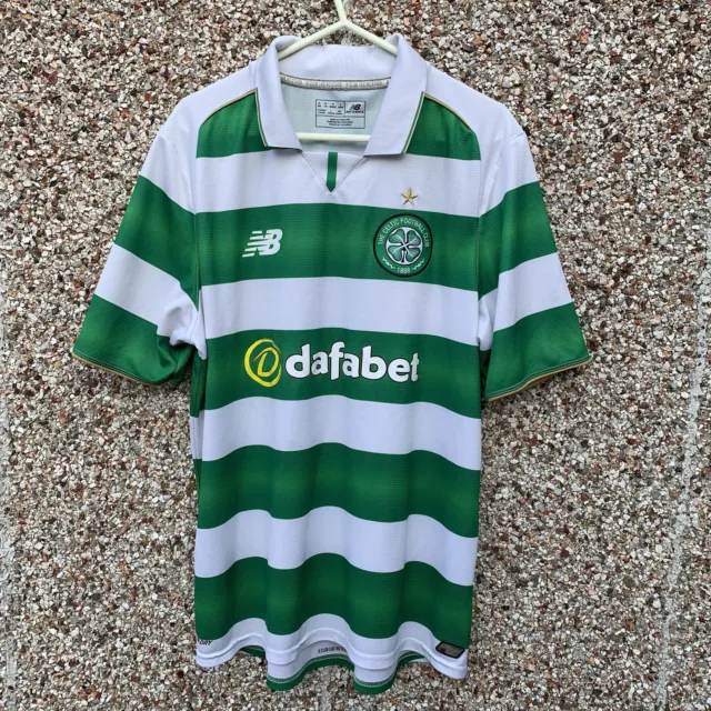2016 2017 Celtic home football shirt - M