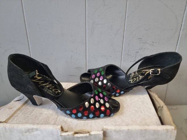 Scarpe da ballo di lusso Fyna - taglia 3,5 (necessità di attenzione/riparazione)