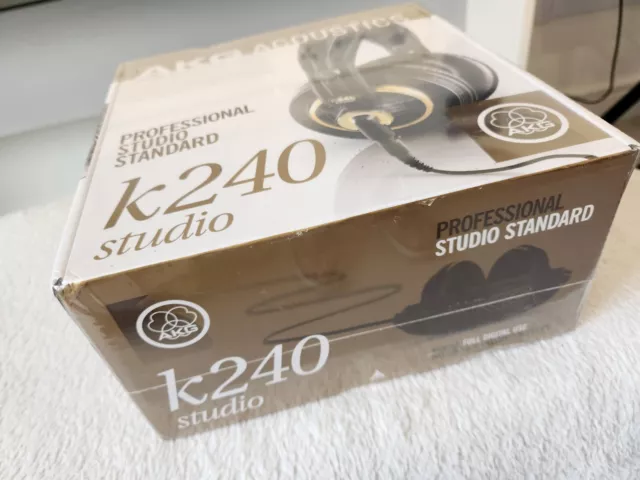 AKG Professional Semi-open-air monitor headphones K240 STUDIO - BRAND NEW SEALED 3