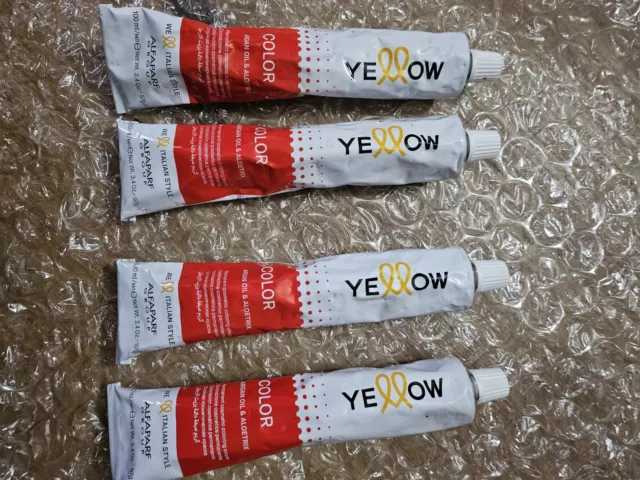 Bulk Lot Yellow Brand Hair Colour