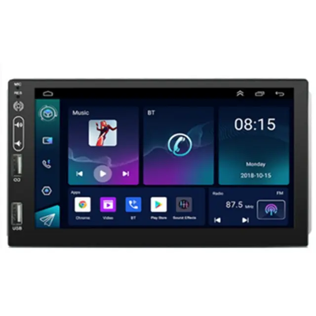 Car Stereo GPS Radio Player Audio 2 DIN 7in Touch Screen Android 10 Mirror Link