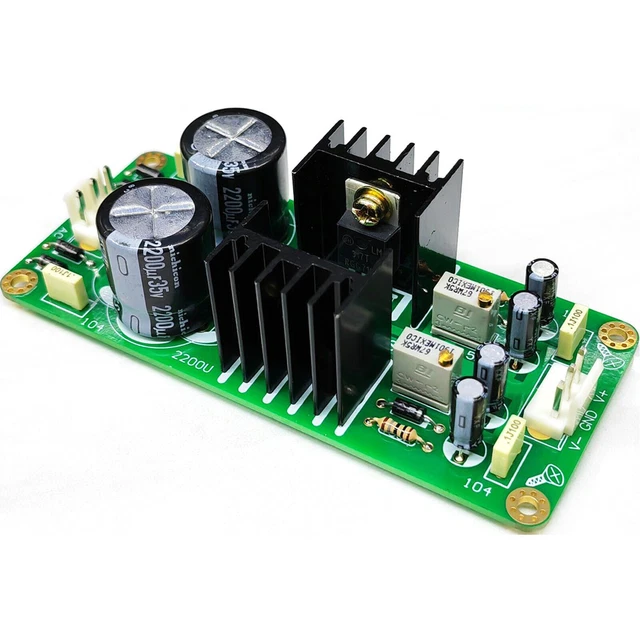 Module Régulateur De Tension LM317 LM337 – Alimentation Réglable AC10-24V – Sortie 1,2V à 1,5A – Carte Stabilisée Avec Protection
