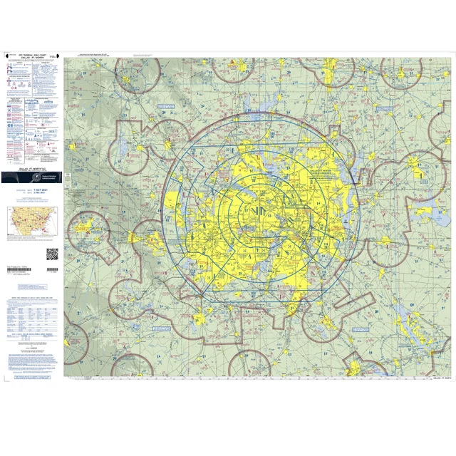 FAA CHART VFR TAC Chart Dallas/Ft. Worth Always Current Select
