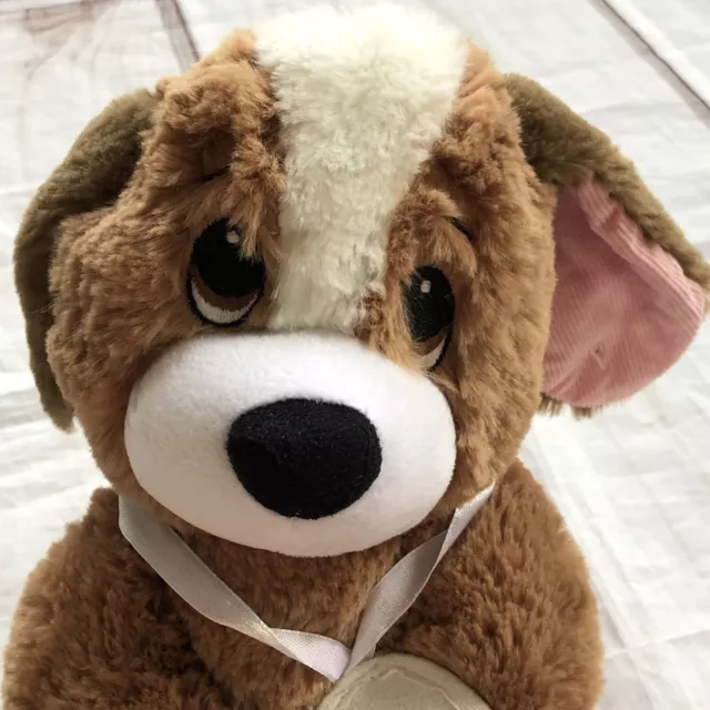 First & Main Melancholy Mel Dog Plush 14" Get Well Stuffed Animal Toy Cute 3854