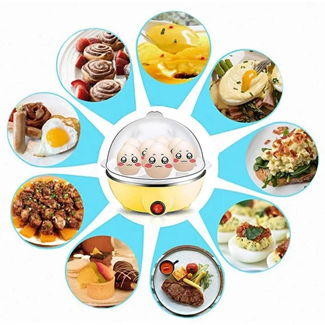 Función de herramientas de cocina tortilla olla de huevos vaporizador de huevos 7 calderas de huevos
