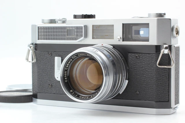 [Exc+5 Meter Works]Canon Model 7 Rangefinder Film Camera w/ 50mm F1.8 Lens JAPAN