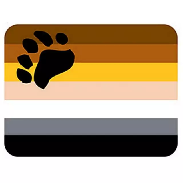 Bären-Fetisch Maus-Pad Mauspad Mousepad Gay Pride Bären Schwul LGBT Rainbow