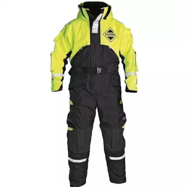 FLADEN Flotation Suit 848 MX - Traje de natación S-3XL Traje de pesca Traje de barco