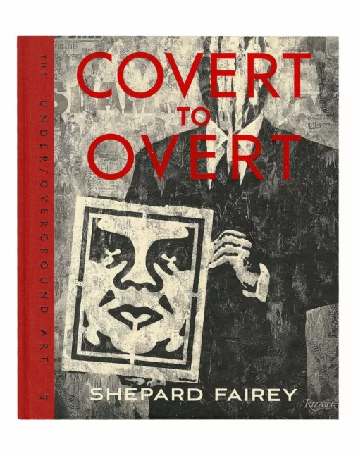 COVERT TO OVERT libro FIRMATO da Shepard Fairey OBEY