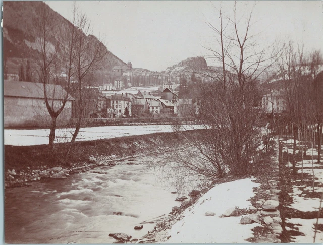 Tirage Vintage De Briançon En France, Circa 1895 - Format 8,5x11 Cm