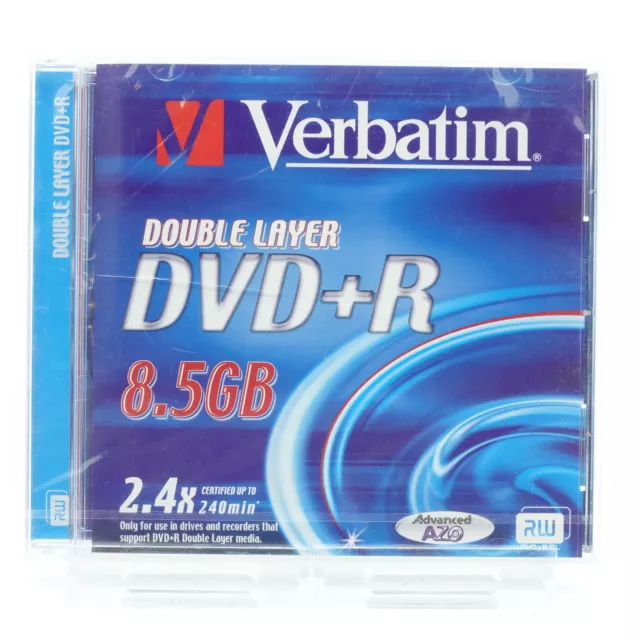Verbatim DVD + R DL x 5 85 GB CD Neu