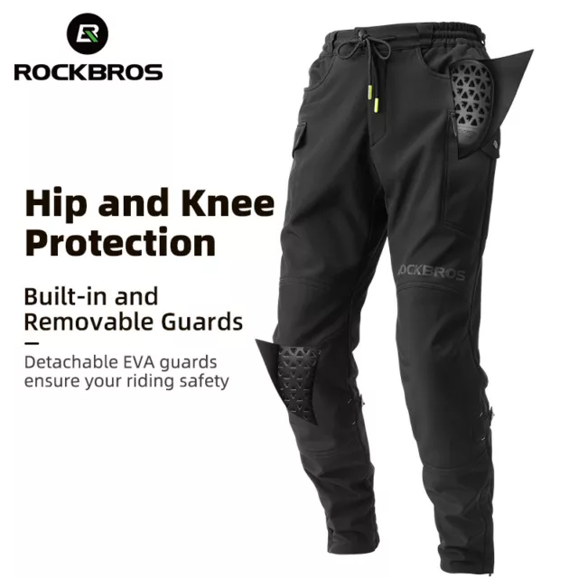 ROCKBROS Men Sports Pants Bicycle Cycling Tights Pants Multifunction Sportswear