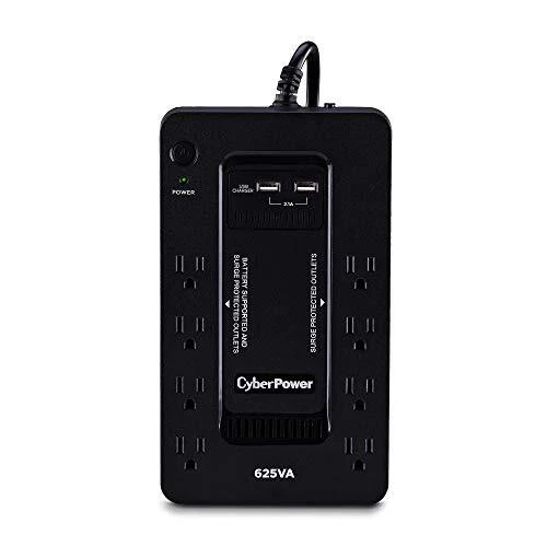 ST625U Standby UPS System, 625VA/360W, 8 Outlets, 2 USB Charging Ports,