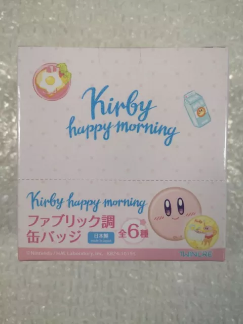 Can Badge Kirby S Dream Land: Happy Morning (Set Of 6 Pieces) Japan New