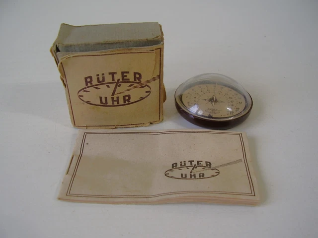 Seltene RÜTER Taschen Sonnenuhr in OVP und Anleitung von 1946 Seltene RÜTER Taschen Sonnenuhr in OVP und Anleitung von 1946