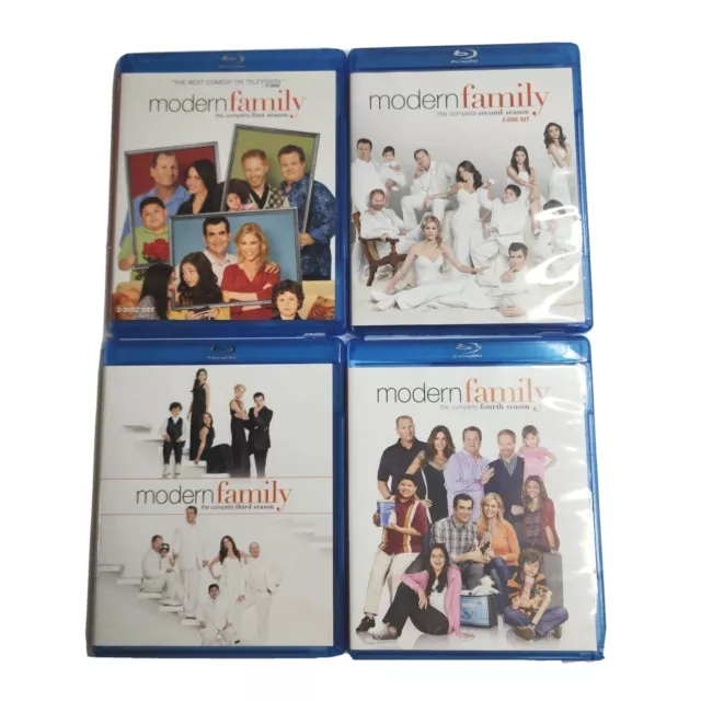 MODERN FAMILY COMPLETE Seasons First Second Third Fourth Blu Ray DVD ...