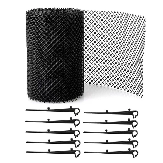 Portafogli NET NET rete plastica 15x10x10 cm nero 600x15 cm anti-clogging