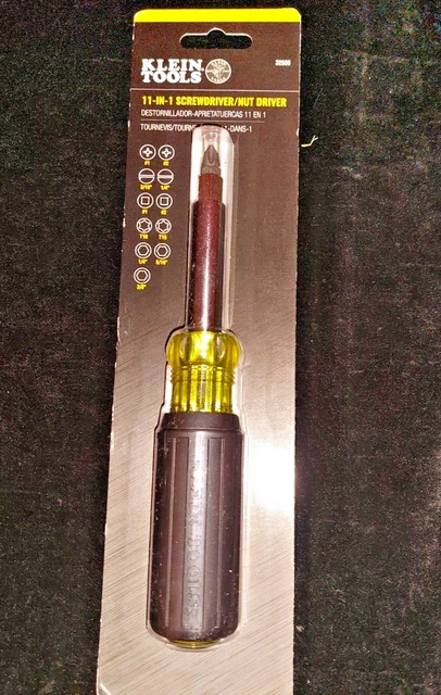 Klein Tools 11-in-1 Multi-Bit Screwdriver/Nut Driver, Model 32500 - BRAND NEW!