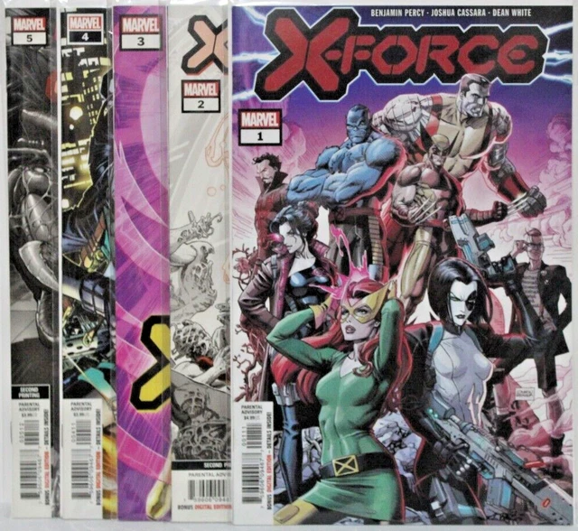 Marvel X-force 2021 Series 1-5 NM All Books 5 Comic Book Lot