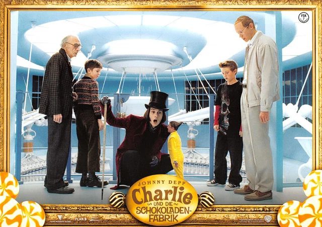 CHARLIE UND DIE Schokoladenfabrik ORIGINAL Aushangfoto Tim Burton