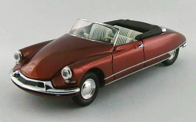 Citroen DS19 Cabriolet 1962 Bordeaux 1:43 Model RIO4428 Rio