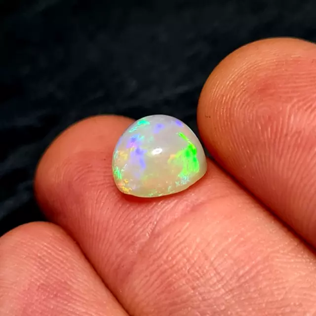 Opal Cabochon 9x9x5mm Freeform Cut 2.20ct Natural Welo Opal Gemstone 2