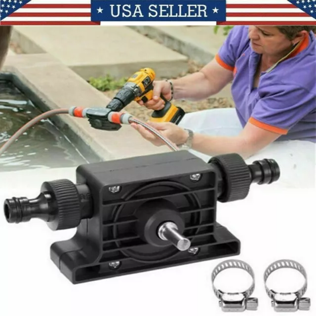 Hand Electric Drill Drive Self Priming Pump Home Oil Fluid Water Transfer Tools