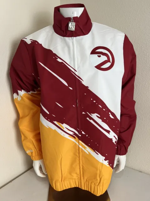 MITCHELL & NESS Men’s Atlanta Hawks Jacket Size Large ( NWOT )
