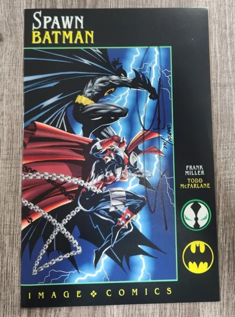 Spawn Batman  ( Image ) Signed By Frank Miller With Coa 771 / 10,000