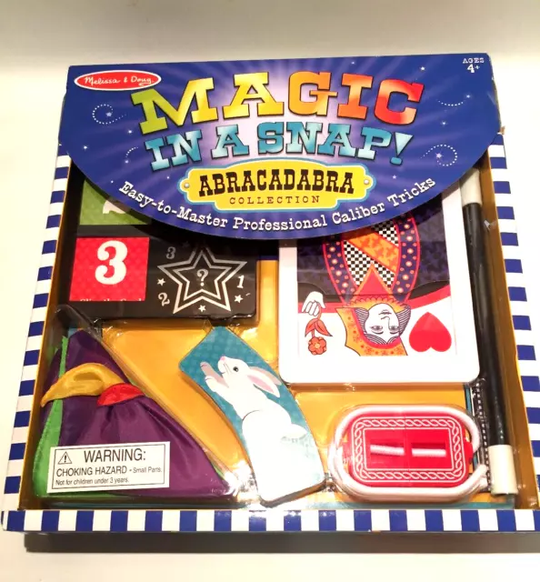 Melissa & Doug Magic in a Snap! Abracadabra Collection #4032 New Sealed