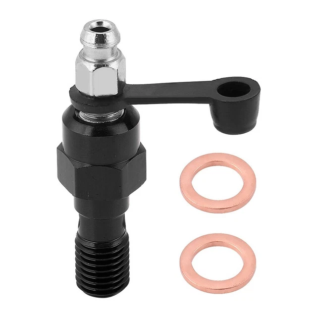 Kit Bulloni Banjo M10x1.0 Per Moto - 5 Bulloni E 10 Rondelle In Acciaio, Per Freno E Frizione - Foto 2