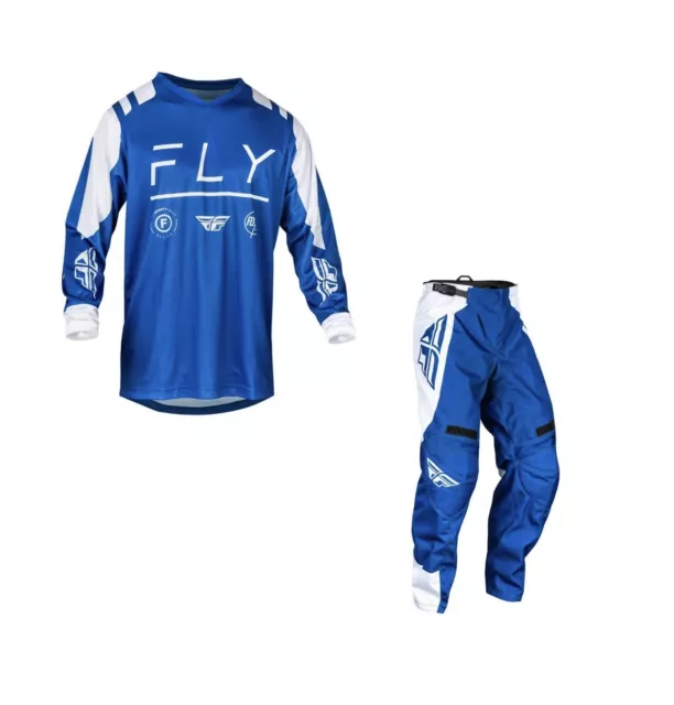 Fly 2024 F-16 Adult Kit Combo Pants and Jersey (True Blue / White)