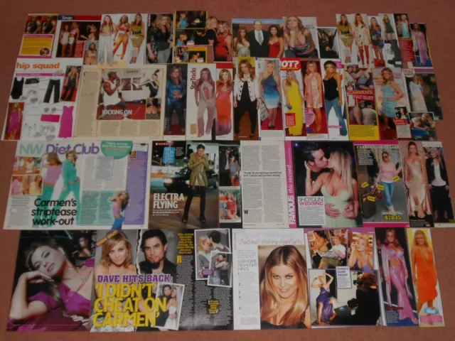 150+ CARMEN ELECTRA Magazine Clippings