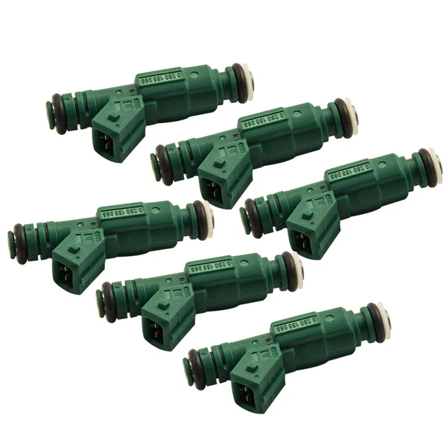 6 x 968 440cc 42lb New Fuel Injector EV6 for BMW E36 E46 M50 M52 S50 M3 TURBO 6 x 968 440cc 42lb New Fuel Injector EV6 for BMW E36 E46 M50 M52 S50 M3 TURBO