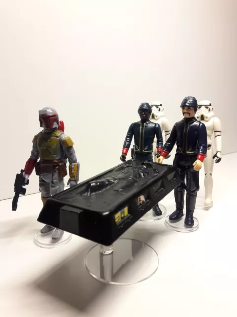 Horizontal Han Carbonite Display Stand (stand only) - Star Wars Kenner POTF 2