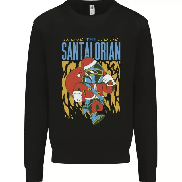 Santalorian Funny Christmas Parody Xmas Kids Sweatshirt Jumper