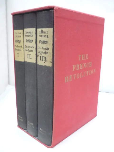 The French Revolution Thomas Carlyle 3 Volume History Set 1989 Folio Society