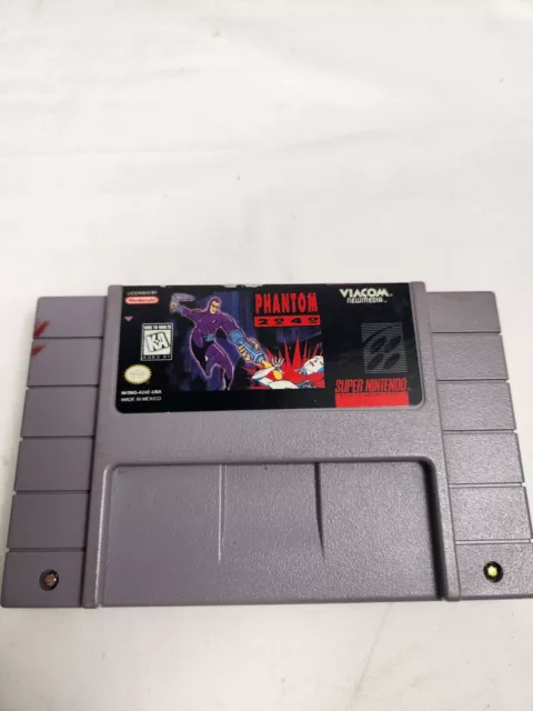 Phantom 2040 (Super Nintendo Entertainment System, 1995) SNES tested