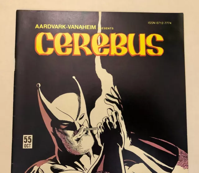 Cerebus #55 Aardvark-Vanaheim 1983 FN+ 6.5 Wolverine parody Wolveroach Dave sim 4