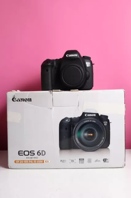 Canon EOS 6D 20.2 MP Full Frame DSLR Camera (Body Only) 3k Shuttercount EXC!!