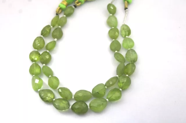 Peridot faceted Tumble Gemstone Green peridot faceted Tumbled 4 inch line