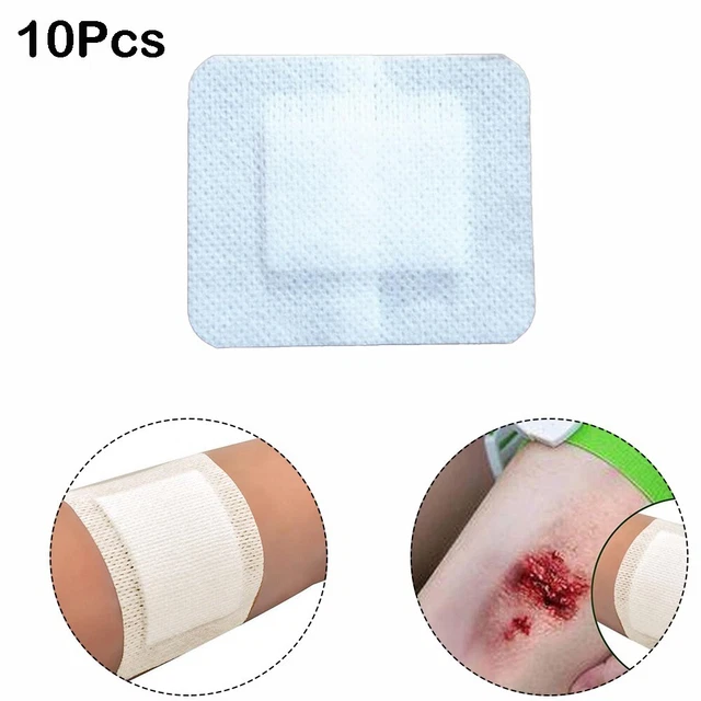 Adhesivo médico vendaje no tejido seguro 10 piezas