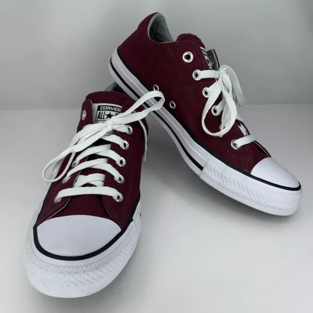 Converse All Star Madison Womens Size 9 Burgandy Red Shoes Sneakers 558994F CTAS
