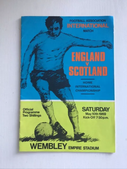 ENGLAND V SCOTLAND***10th MAY 1969***AT WEMBLEY STADIUM