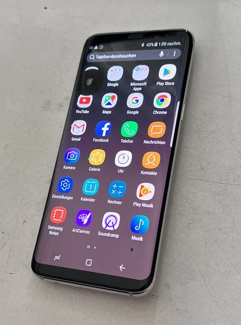 Display LCD OLED originale Samsung S8 SM-G950F schermo recupero dati con cornice