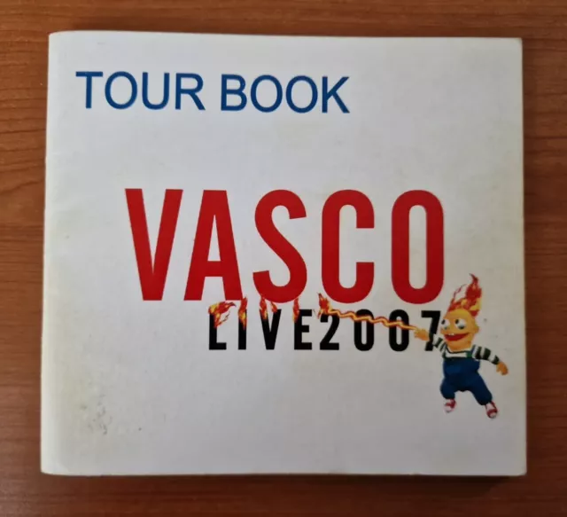 Vasco Rossi Rarissimo Tour Book 2007 Basta Poco Tour Staff Introvabile!!