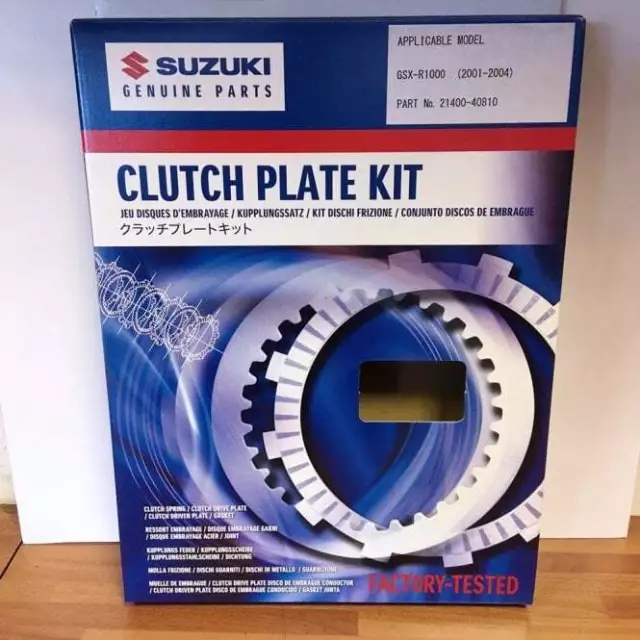 Suzuki Genuine Part - Clutch Plate Kit (GSXR1000 K1-K4) - 21400-40811-000