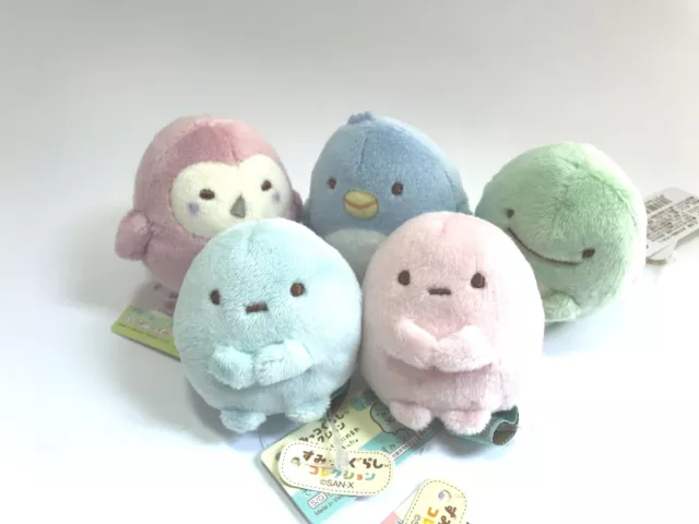 Sumikko Gurashi Tenori Mini Plush Toy Set of 5 San-X Free Expedited Shipping New