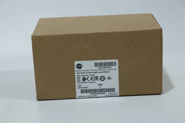 Sealed 2085-IQ32T Micro800 32 Point Input Module Allen Bradley 2085IQ32T Ser/A